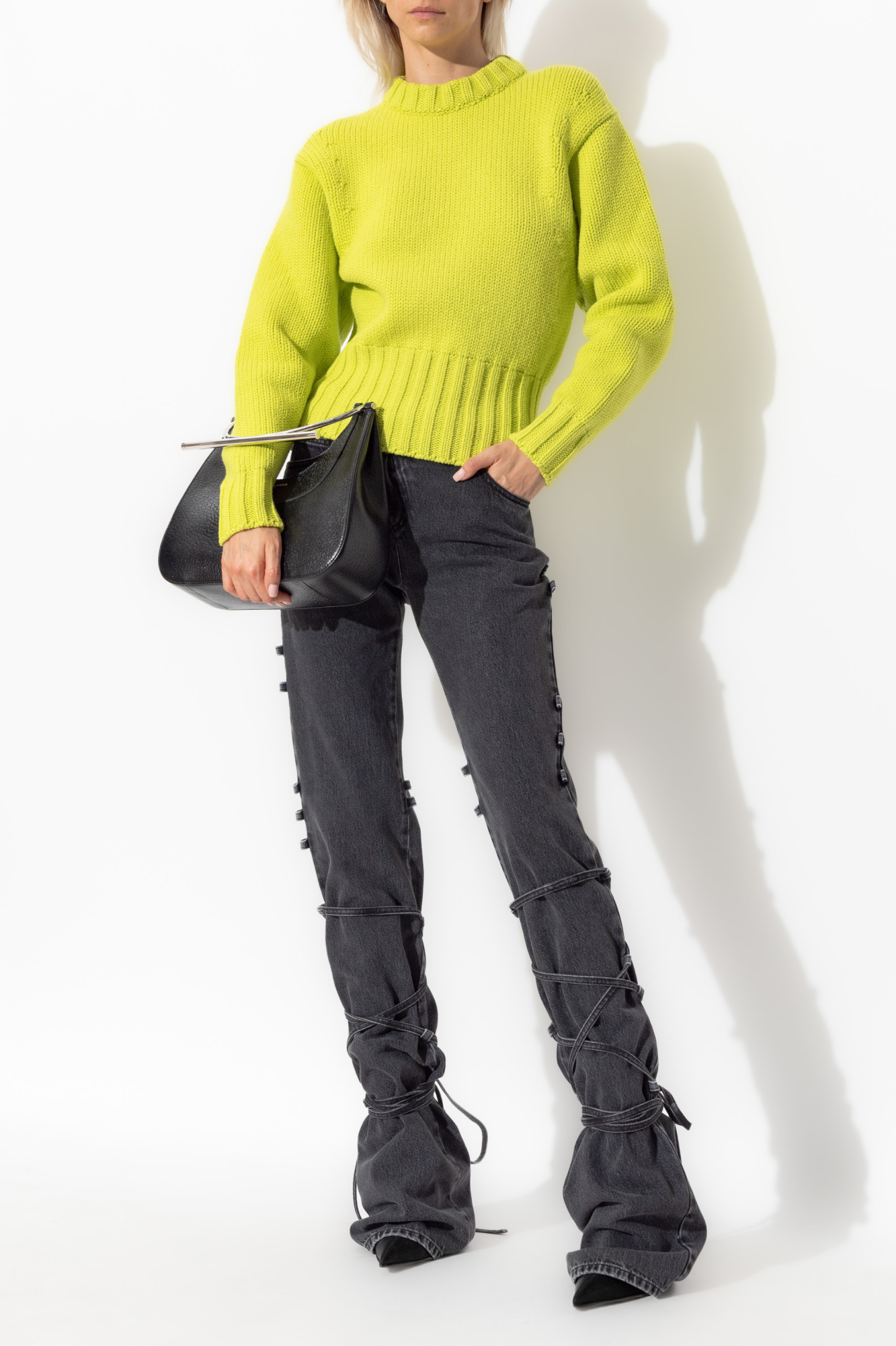 Alexander McQueen Jeans with laces | Women's Clothing | Vitkac